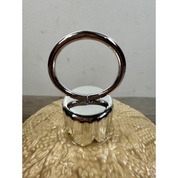 FTD 1910 Trinket Jar Candy Ginger Antique Porcelain Textured 7.5" Tall Vintage - Picture 5 of 14